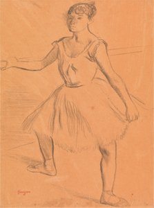 Ballerina Staand bij de Barre