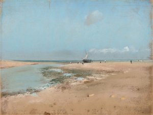 Strand bij Eb (Monding van de Rivier) door Edgar Degas