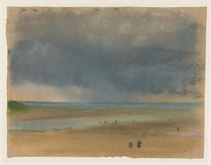Aan zee door Edgar Degas
