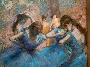 Blauwe dansers (detail)