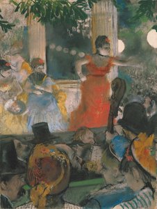 Caféconcert bij Les Ambassadeurs door Edgar Degas