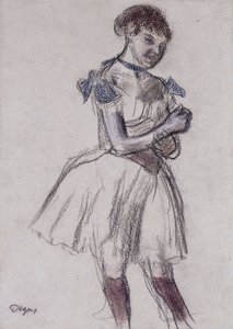 Danseres, ca. 1880 door Edgar Degas
