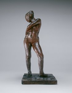 Danseres die het koord van haar panty vastmaakt, c.1885-1890