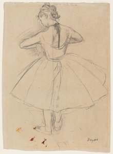 Danser Staand, Achteraanzicht; Danseuse debout, vue de dos, 1872-1873