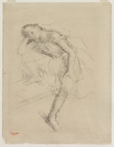 Dancer in Rust door Edgar Degas