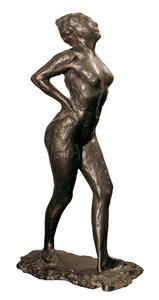 Dancer at rest, sculptuur door Edgar Degas, ca. 1882-95 door Edgar Degas
