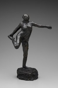 Danseres in Arabesk door Edgar Degas