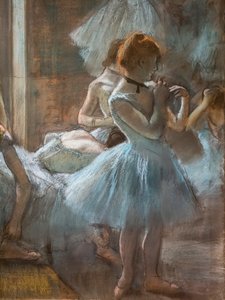 Dansers (detail). 1884-1885. Pastel op papier.