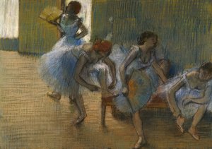 Dansers op een bank, c.1898