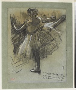 Danseres gezien van achteren, 