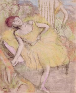 Danseres in rust, c.1897-1900 door Edgar Degas