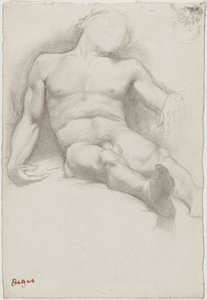 Étude - Homme Nu Couché