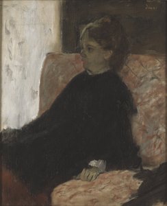 Dame in het zwart