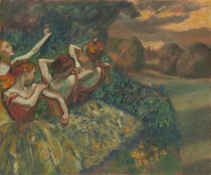 Vier dansers, ca. 1899