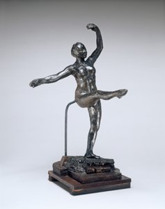 Vierde positie voor, op het linkerbeen door Edgar Degas