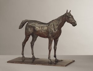 Staand paard, gemodelleerd ca. 1870s, gegoten 1919-21