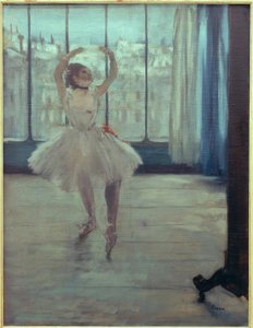 De danseres bij de fotograaf door Edgar Degas