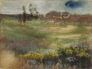 Landschap met schoorstenen, c.1890