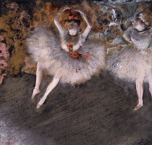 Le Pas Battu, c.1879 door Edgar Degas