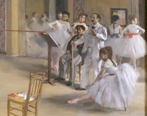 De danszaal in de Opera van de rue Le Peletier
