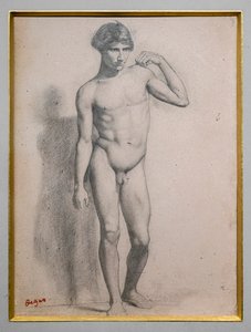 Man die opstaat door Edgar Degas