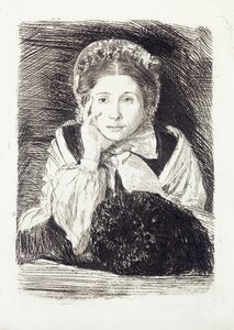 Marguerite, c.1860-62 door Edgar Degas