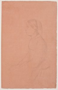 Marguerite de Gas, 1853-54 door Edgar Degas