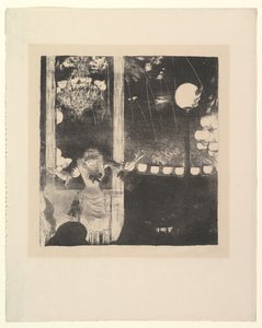 Mlle Bécat in het Café des Ambassadeurs, Parijs, 1877-78