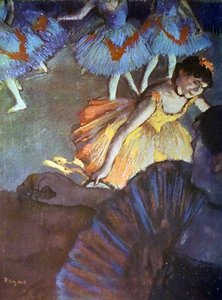 Een Ballet Gezien vanuit een Opera Box door Edgar Degas door Edgar Degas