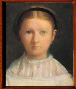 Portret van Giovanna Bellelli (geboren in 1848) genaamd Nini, nicht van de latere kunstenaar Markiezin Ferdinando Lignola