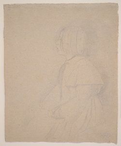 Portret van Giulia Bellelli, 1858-9 door Edgar Degas