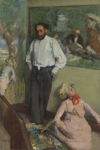 Portret van Henri Michel-Lévy 1844-1914, ca. 1878 door Edgar Degas