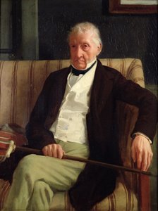 Portret van Hilaire Degas (1770-1858), grootvader van de kunstenaar, 1857