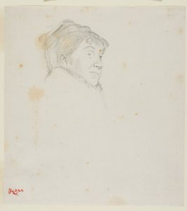 Portret van Madame Dietz-Monnin (voorheen Vrouwenkop) door Edgar Degas
