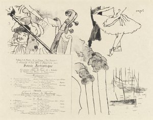Programma voor de Soiree Artistique Programme de la Soirée des anciens élèves du Lycée de Nantes, 18