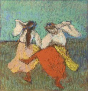 Russische danseressen. Rond 1899 door Edgar Degas