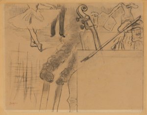 Studie voor het Programma voor de Galerie Ponsin Soiree Artistique, 15 mei 1884