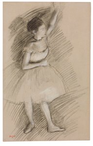Studie van een danseres door Edgar Degas