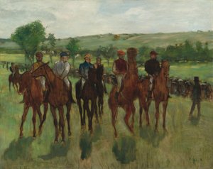 De Ruiters, ca. 1885 door Edgar Degas