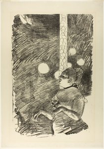 Het lied van de hond door Edgar Degas