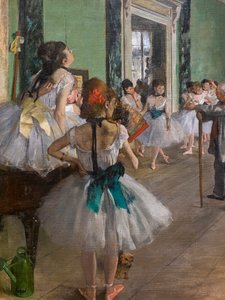 De dansles (detail). Begonnen in 1873, voltooid in 1875-1876