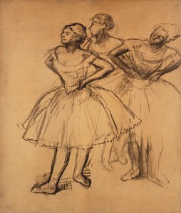 Drie Dansers door Edgar Degas