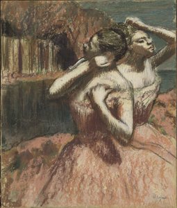 Twee Dansers door Edgar Degas