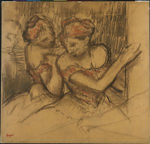 Twee dansers door Edgar Degas