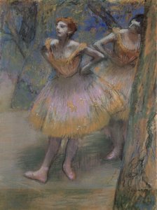 Twee Dansers, c.1893-?98 door Edgar Degas