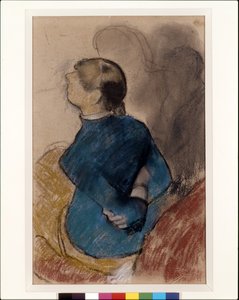 Jonge Vrouw in Blauw