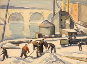 C.W.A.-medewerker bij Key Bridge door Edgar Nye