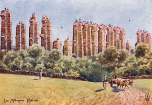 Noord-Spanje: Merida, "Los Milagros," de ruïnes van het grote aquaduct