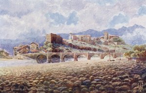 Noord-Spanje: San Vicente de la Barquera door Edgar T. A. Wigram