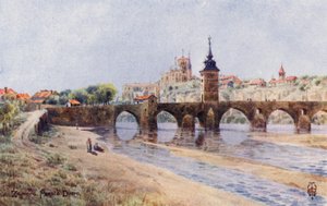 Noord-Spanje: Zamora, Vanaf de oevers van de Duero door Edgar T. A. Wigram